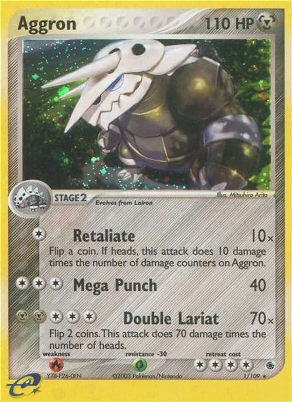 1-RH Aggron – Ruby & Sapphire