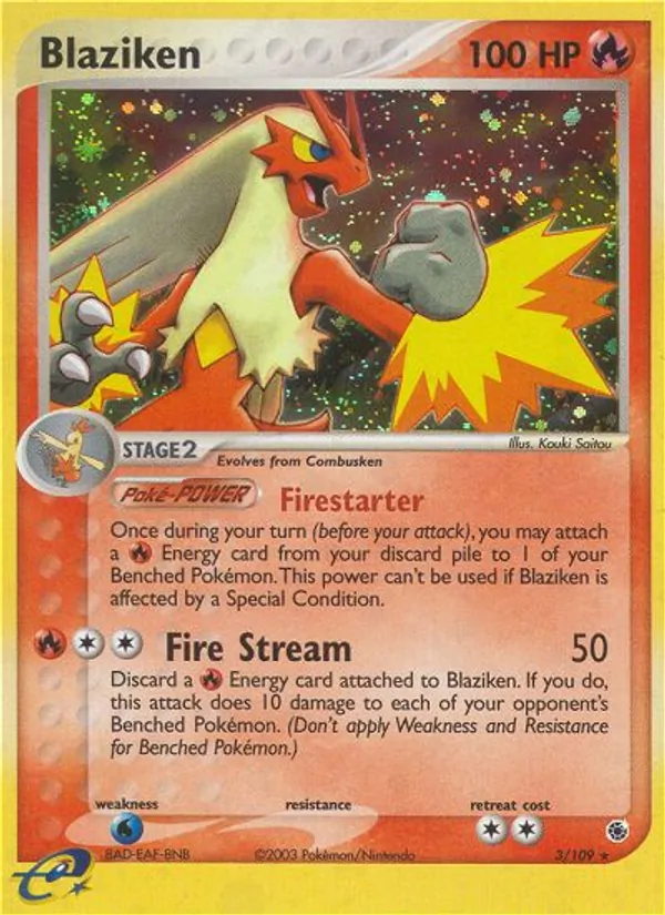 3-RH Blaziken – Ruby & Sapphire