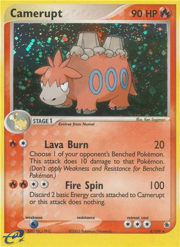 4-RH Camerupt – Ruby & Sapphire