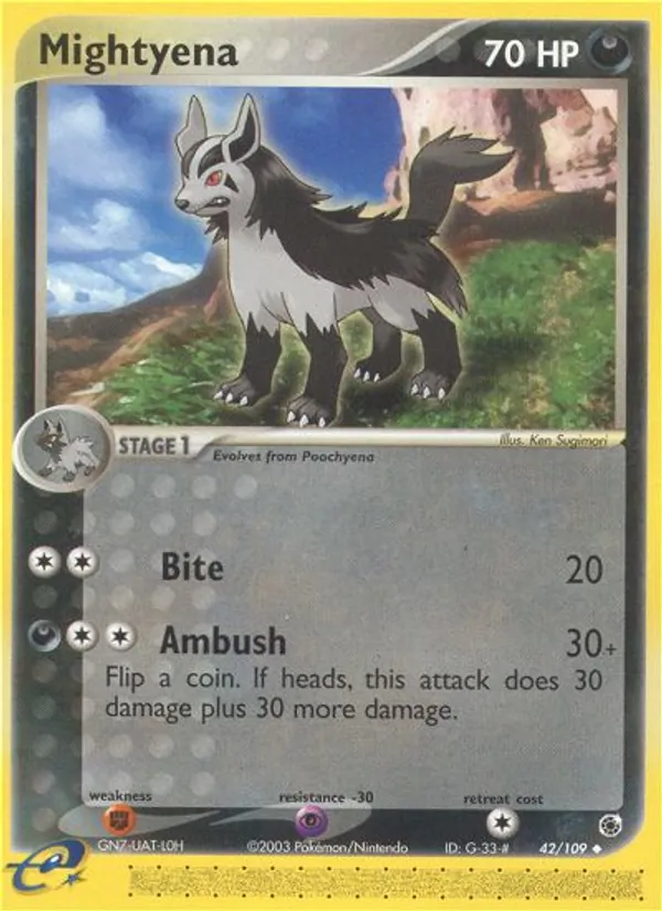 42-RH Mightyena – Ruby & Sapphire