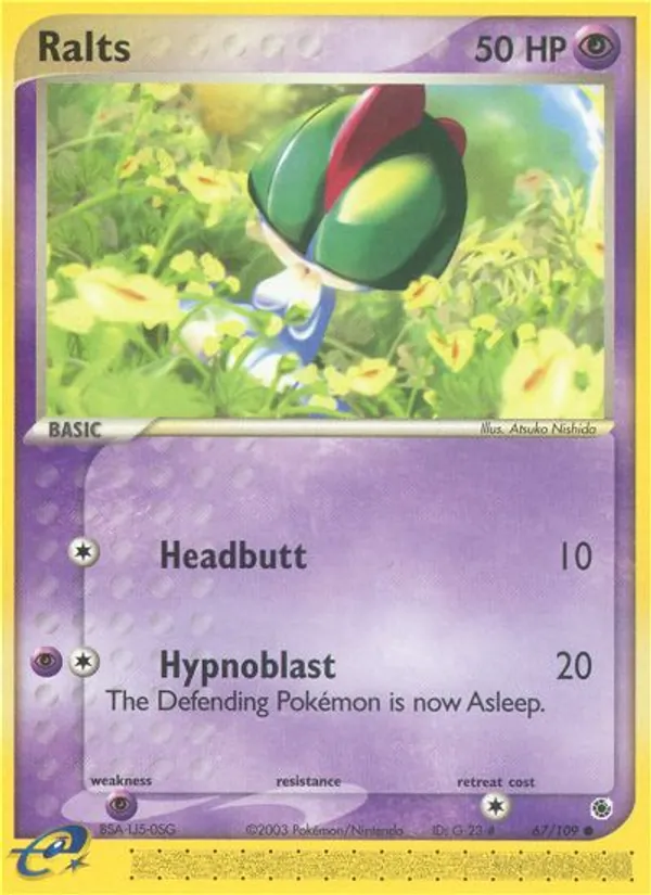 67-RH Ralts – Ruby & Sapphire