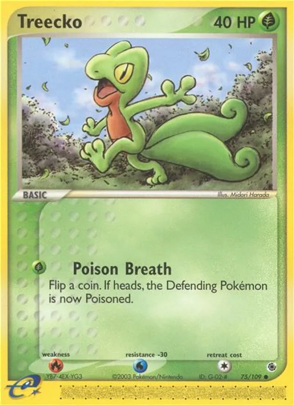 75-RH Treecko – Ruby & Sapphire