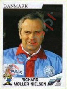 215 Richard Moller Nielsen – UEFA Euro Sweden 1992 Panini