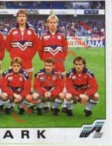 218 Team – UEFA Euro Sweden 1992 Panini