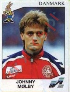 226 Johnny Molby – UEFA Euro Sweden 1992 Panini