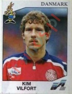 227 Kim Vilfort – UEFA Euro Sweden 1992 Panini