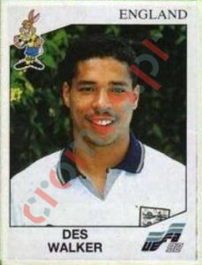 100 Des Walker – UEFA Euro Sweden 1992 Panini