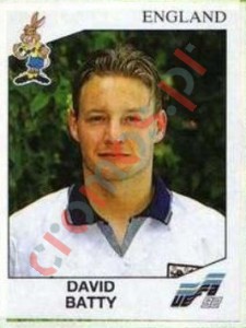 104 David Batty – UEFA Euro Sweden 1992 Panini
