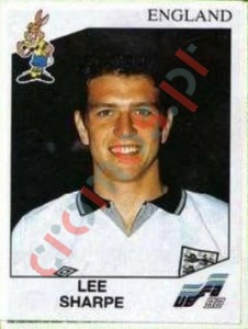 108 Lee Sharpe – UEFA Euro Sweden 1992 Panini