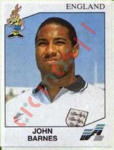 109 John Barnes – UEFA Euro Sweden 1992 Panini