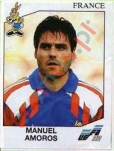 46 Manuel Amoros – UEFA Euro Sweden 1992 Panini