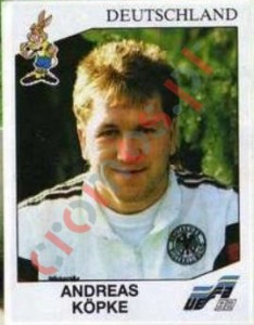 195 Andreas Kopke – UEFA Euro Sweden 1992 Panini