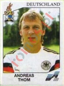 212 Andreas Thom – UEFA Euro Sweden 1992 Panini