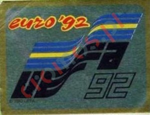 1 Official Emblem – UEFA Euro Sweden 1992 Panini