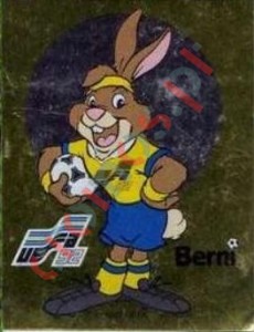 3 Official Mascot – UEFA Euro Sweden 1992 Panini