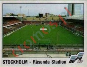 7 Stockholm - Rasunda Stadion – UEFA Euro Sweden 1992 Panini