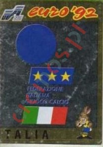 234 Emblem – UEFA Euro Sweden 1992 Panini