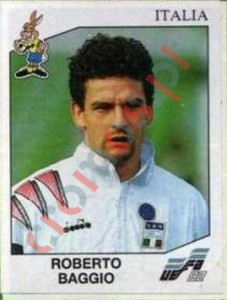 251 Roberto Baggio – UEFA Euro Sweden 1992 Panini