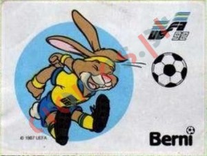 258 Berni Mascots – UEFA Euro Sweden 1992 Panini