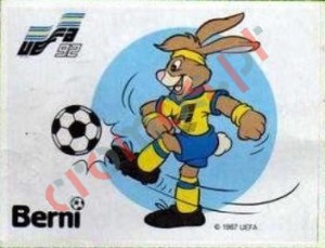 259 Berni Mascots – UEFA Euro Sweden 1992 Panini