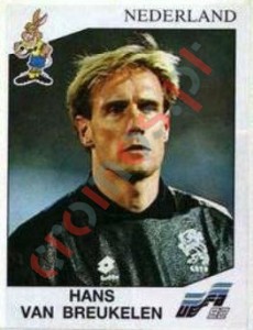 119 Hans Van Breukelen – UEFA Euro Sweden 1992 Panini