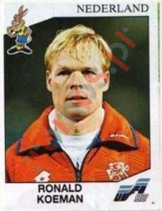 121 Ronald Koeman – UEFA Euro Sweden 1992 Panini