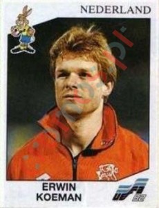 123 Erwin Koeman – UEFA Euro Sweden 1992 Panini