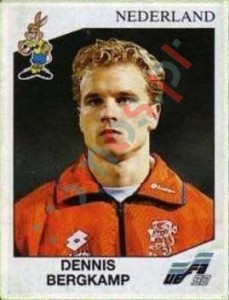 133 Dennis Bergkamp – UEFA Euro Sweden 1992 Panini