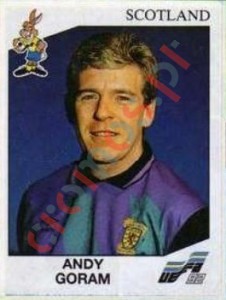 144 Andy Goram – UEFA Euro Sweden 1992 Panini