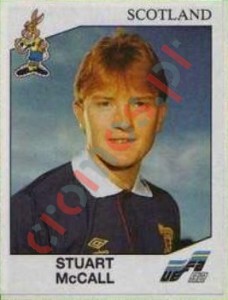 155 Stuart Mccall – UEFA Euro Sweden 1992 Panini
