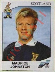 160 Maurice Johnston – UEFA Euro Sweden 1992 Panini