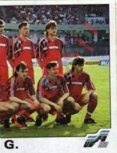 165 Team – UEFA Euro Sweden 1992 Panini