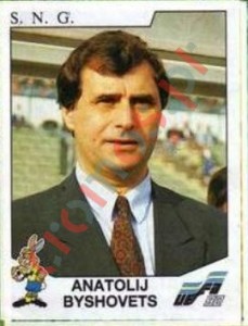 168 Anatoliy Byshovets – UEFA Euro Sweden 1992 Panini