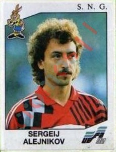 176 Sergei Aleinikov – UEFA Euro Sweden 1992 Panini