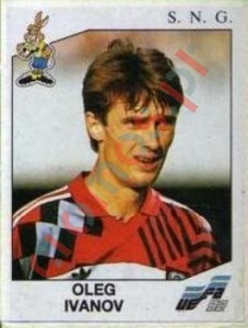 178 Oleg Ivanov – UEFA Euro Sweden 1992 Panini