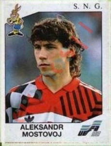 183 Aleksandr Mostovoi – UEFA Euro Sweden 1992 Panini