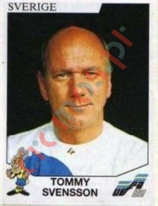 18 Tommy Svensson – UEFA Euro Sweden 1992 Panini