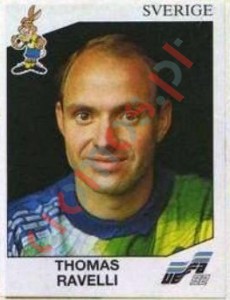 20 Thomas Ravelli – UEFA Euro Sweden 1992 Panini