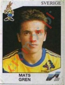 22 Mats Gren – UEFA Euro Sweden 1992 Panini