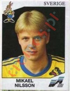 25 Mikael Nilsson – UEFA Euro Sweden 1992 Panini