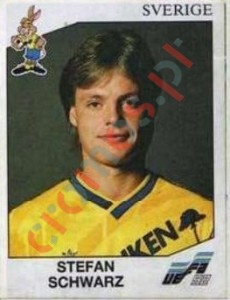27 Stefan Schwarz – UEFA Euro Sweden 1992 Panini