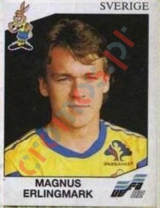 28 Magnus Erlingmark – UEFA Euro Sweden 1992 Panini