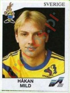 31 Hakan Mild – UEFA Euro Sweden 1992 Panini