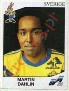 37 Martin Dahlin – UEFA Euro Sweden 1992 Panini