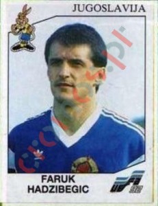 76 Faruk Hadzibegic – UEFA Euro Sweden 1992 Panini