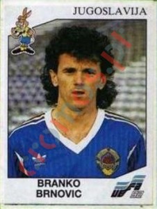78 Branko Brnovic – UEFA Euro Sweden 1992 Panini