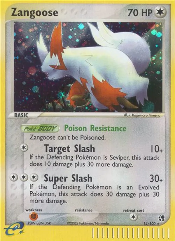 14 Zangoose – Sandstorm