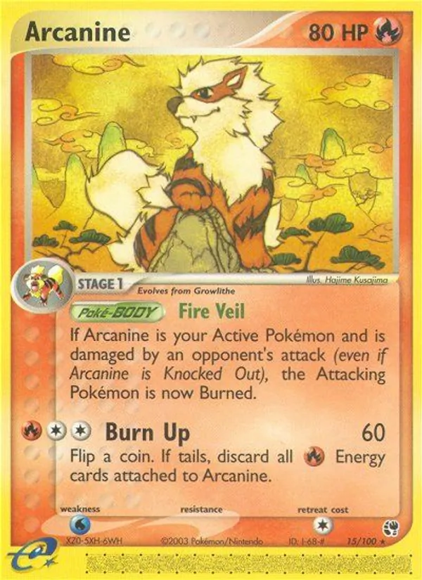 15 Arcanine – Sandstorm
