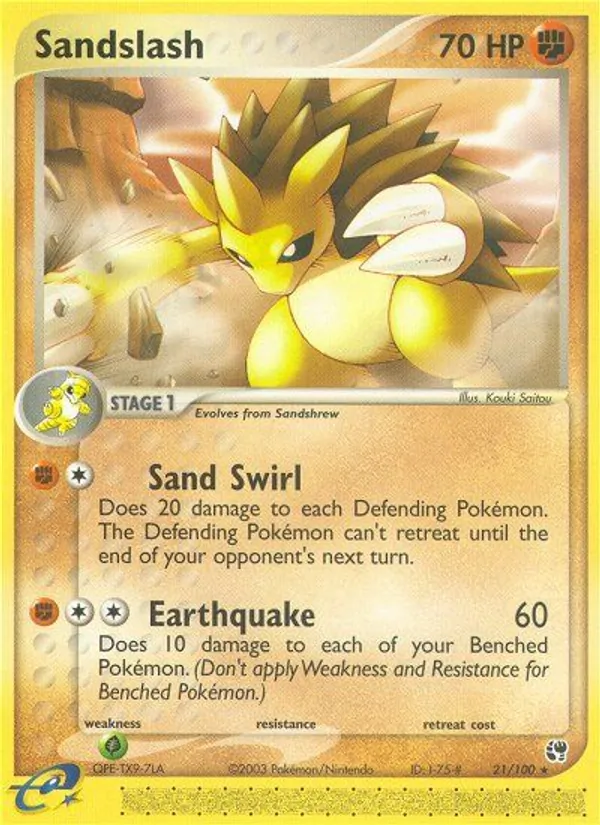 21 Sandslash – Sandstorm