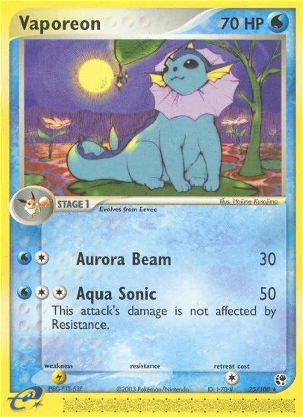 25 Vaporeon – Sandstorm